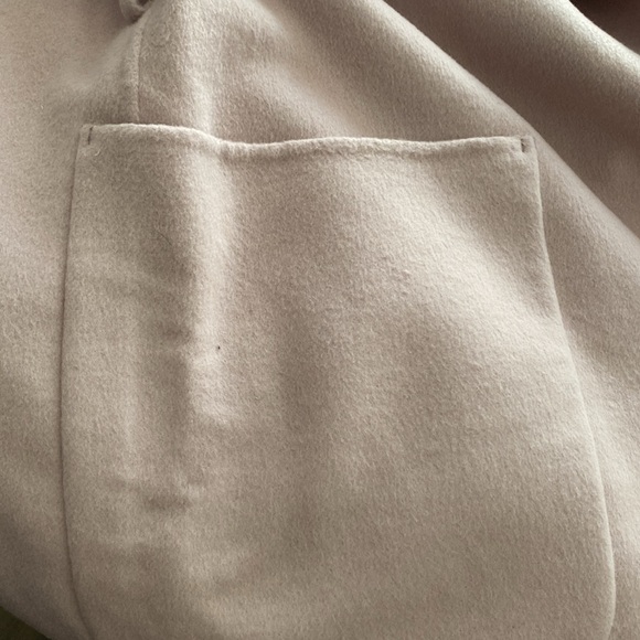 New Nuage Wool Blend Lapel Collar Duster Coat Size L|G - Picture 16 of 16